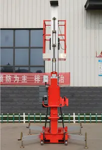Smooth Operation And No Deformation Of The Factory Outlet Single Mast Aerial Working Platform