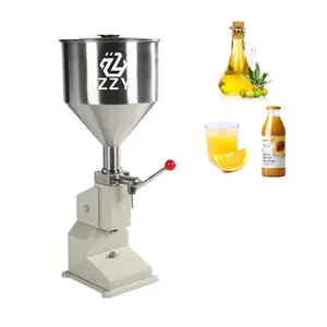 ZZY haute qualité A03 avec échelle manuel liquide pâte remplissage miel emballage équipement ketchup crème Gel Machine de remplissage