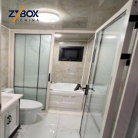 Maison préfabriquée modulaire de 20 pieds ou 40 pieds avec salle de bain et cuisine, 2, 3 ou 4 chambres, maison préfabriquée extensible de luxe en conteneur