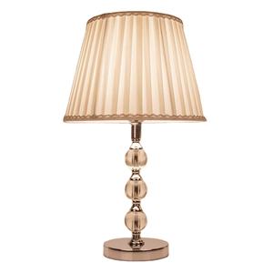 Lámpara de Mesa de Cristal Minimalista de Estilo Europeo, Pantalla de Tela Ajustable, Luz Nocturna Romántica y Pastoral para Dormitorio, Salones de Boda - Product Image 1