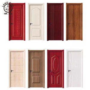 Porte intérieure en bois d'ingénierie à 6 panneaux pour maisons-Blanc apprêté - Product Image 4