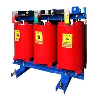 Transformador de Distribución Trifásico de Alta Tensión 10kV Tipo Seco, Transformador de Potencia de Baja Pérdida con Resina Epoxi Fundida, Bobina Industrial