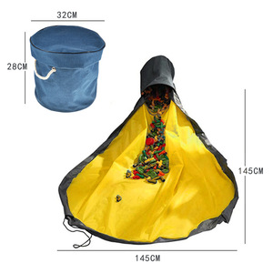 Juego de Cestas de Almacenamiento Impermeables Oxford, Organizador de Juguetes con Ruedas y Tapa, Bolsa de Almacenamiento Plegable para Niños - Product Image 2
