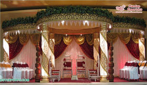 Mandap de boda de estilo diamante blanco, para boda, indio, Miami, con nuevo aspecto de diamante - Product Image 3