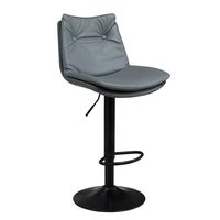 Tabouret haut moderne en cuir Chaise de bar réglable Chaise de salle à manger à dossier souple Tabouret d'îlot de cuisine Tabouret de bar pour café commercial