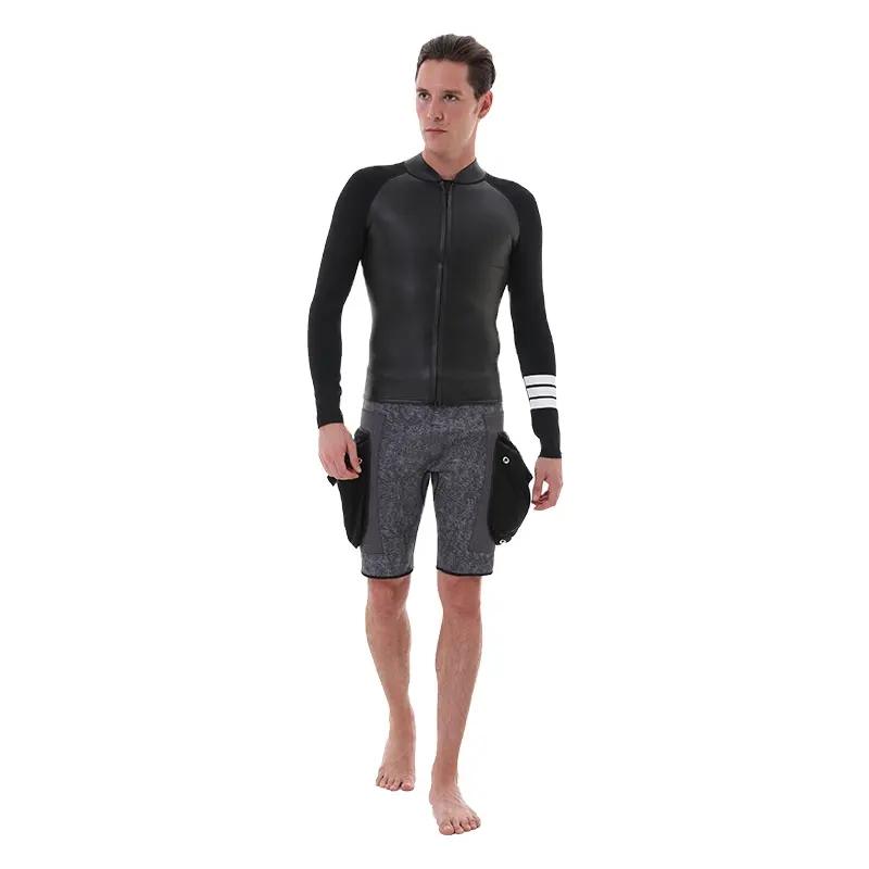 DIVESTAR neoprene सर्फिंग wetsuit निर्माता उच्च गुणवत्ता smoothskin जैकेट