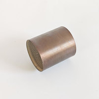 Catalyseur d'échappement pour moto EURO 5, 100/200 cellules, substrat métallique, longueur 600 mm, diamètre 530 mm