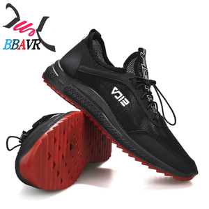 Venta al por Mayor de Zapatos Deportivos Casuales de Malla Tejida para Hombre, Zapatillas Transpirables - Product Image 1