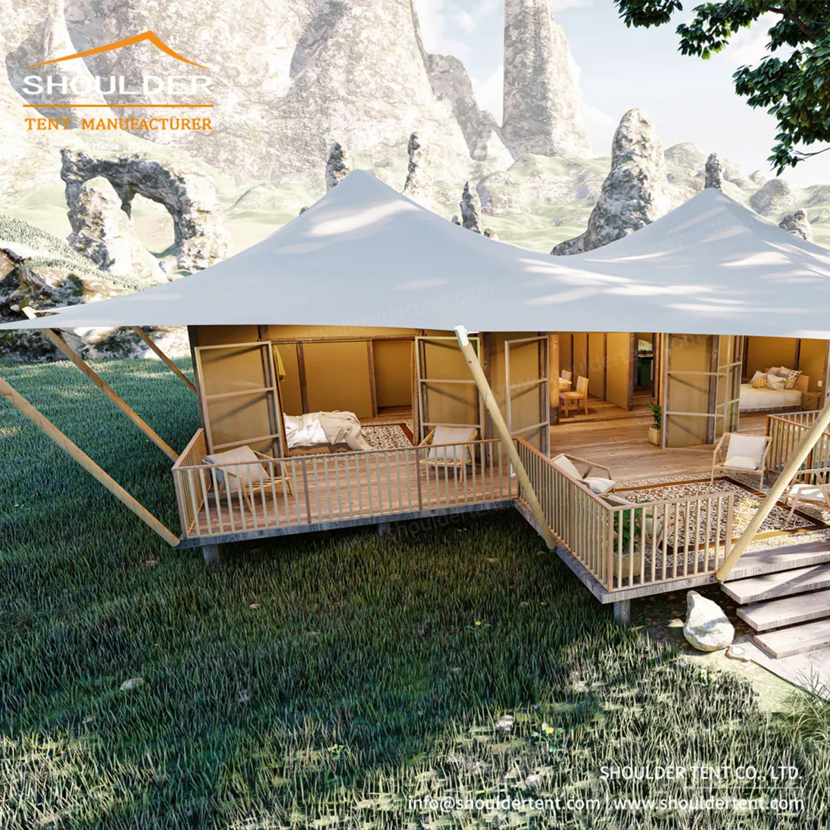 Фабрика Oem, новый дизайн, роскошная палатка для отеля на открытом воздухе