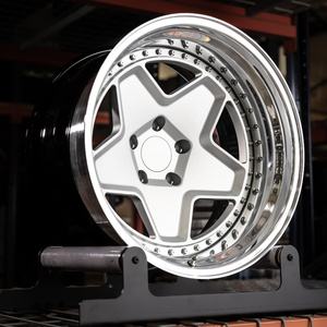 Jantes en alliage d'aluminium forgé RCSR, finition miroir, 2 pièces, 5x120, pour Ferrari 308 GTSi <span class=keywords><strong>1980</strong></span>, Chevy Silverado 1500 - Product Image 4