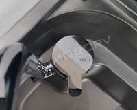 Robinet de lavabo MOBORV en cuivre de qualité supérieure pour camping-car et voiture