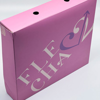 Boîtes d'emballage rigides en papier personnalisées avec logo en relief, adaptées aux produits de boulangerie (donuts, gaufres, sushis) - Tailles personnalisées