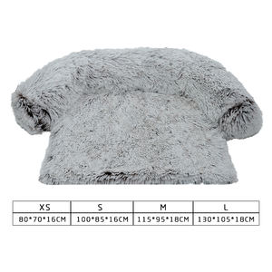 Manta de felpa suave y cálida para perro, manta lavable gris y rosa, Cama grande, venta al por mayor - Product Image 5