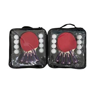 Professionnel Portable 4 Raquettes et <span class=keywords><strong>8</strong></span> Balles Famille <span class=keywords><strong>Raquette</strong></span> <span class=keywords><strong>De</strong></span> Tennis <span class=keywords><strong>De</strong></span> Table Ensemble PingPong Bat - Product Image 3