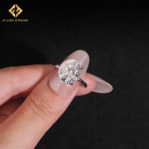 Anello eternità alla moda gioielli da donna promessa anello di fidanzamento in argento Sterling 925 con zirconi cubici S925 - Product Image 6