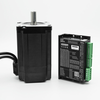 Motor paso a paso híbrido de circuito cerrado Nema 34 de 4.5Nm y 2 fases para maquinaria textil y máquinas de embalaje