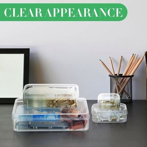 Mini Clear Plastic Beads Container PP Packing Gift Case Portable Multi Purpose Transparent <b>Small</b> Plastic <b>Storage</b> <b>Box</b> <b>with</b> <b>Lid</b> - Product Image 5