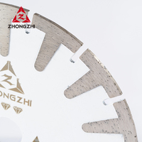Disque diamanté de coupe en T pressé à chaud ZHONGZHI de 180 mm (7 pouces) pour la découpe de blocs de granit