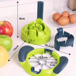 Éplucheur manuel personnalisable multifonctionnel pour pommes, avec fonction de découpe et d'épluchage pour la maison - Product Image 5