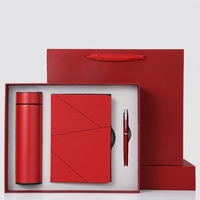 Ensemble cadeau de carnet personnalisé de luxe A5 en cuir PU avec fermeture magnétique, logo en relief, cadeau d'entreprise, promotionnel, à offrir