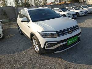 Volkswagen <span class=keywords><strong>Touareg</strong></span> 280TSI 2WD Comfort Edition, modèle Guazi <span class=keywords><strong>2021</strong></span>, véhicule d'occasion à essence, T-cross, 5 portes, 5 places, <span class=keywords><strong>SUV</strong></span> compact - Product Image 4