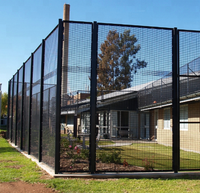 358 Veiligheids Elektrisch Hekwerk IJzerdraad Heetgedoopt Gegalvaniseerd Metalen Palen 6 Voet Eenvoudige Montage Boerderij Omheining 3D Modellering Trellis