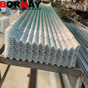 Paneles de Techo de Fibra de Vidrio, Materiales de Construcción Plásticos, Paneles Económicos para Invernaderos, Decoración Exterior para el Hogar, Langfang Bonai - Product Image 1