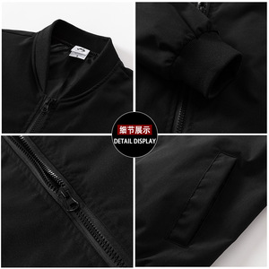 Men's Windproof Waterproof Work Jacket Stand Collar Casual Spring Autumn Wear Resistant Simple Design Daily Use - Product Image 4