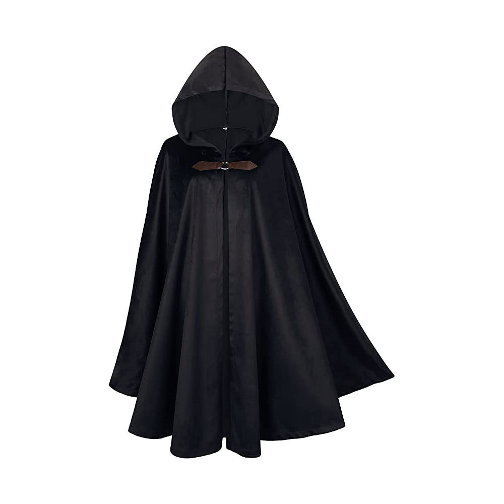 Cape en daim noir