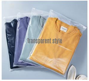 Saco Plástico Reutilizável com Zíper Fosco, Embalagem Reutilizável para Roupas, Acessórios e Produtos de Higiene com Orifício de Ventilação - Product Image 2