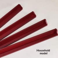 Support de rangement en bois massif pour tuiles de mahjong 3D rainurées, en forme de L, règle de tri 25,5 cm/45 cm, pour voyage et usage domestique