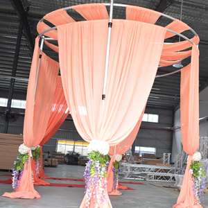 Telescopic <b>pipe</b> and drape backdrop <b>stand</b> wedding drape kit - Product Image 2