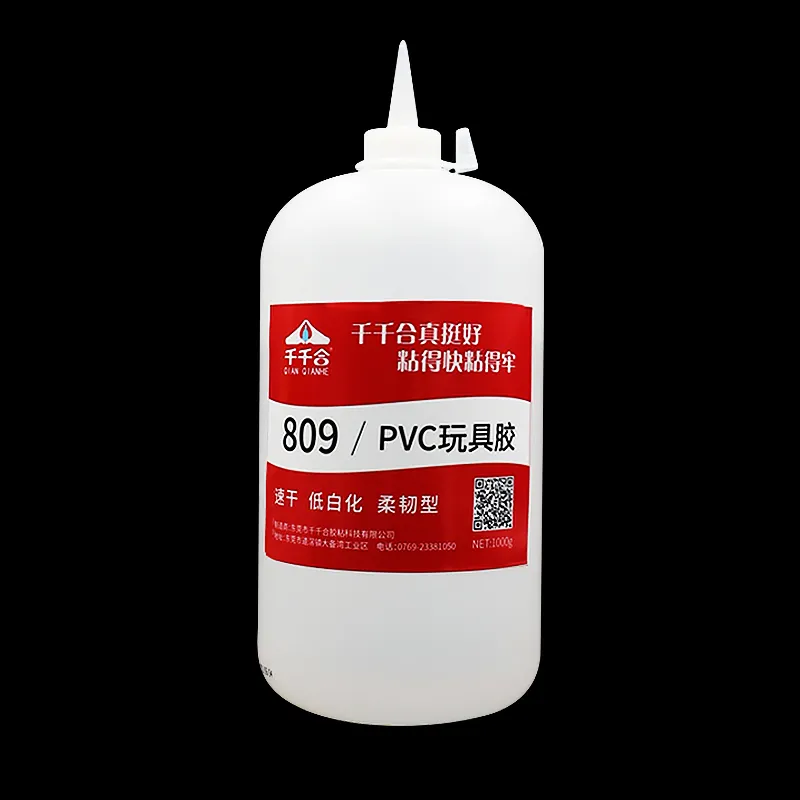 809 cola de brinquedo em PVC 1-2 segundos de secagem rápida 1000g garrafa grande personalização de suporte de vendas direto da fábrica
