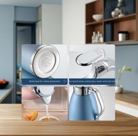 Carafe isotherme en acier inoxydable 304 pour café européen, bouilloire à eau pour fêtes, cadeau domestique avec impression personnalisée
