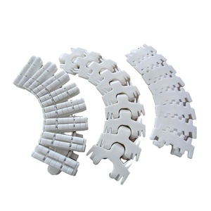 Chaîne de convoyeur en plastique AS-FLEX XMTL83 <span class=keywords><strong>AF83</strong></span> à feuilles, à traction renforcée, avec pince latérale flexible personnalisée - Product Image 2
