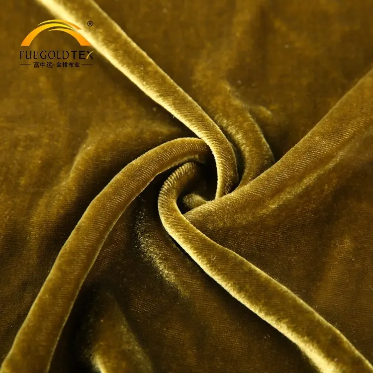 Hejin Factory Wholesale Custom Yarn Dyed Soft Stretch Viscose Plain Rayon Blackout Silk Burnout Velvet Fabric for Clothing