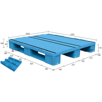 Vente en gros Palettes plastiques européennes HDPE Palettes tubes acier Palettes plastiques industrielles 3 canaux