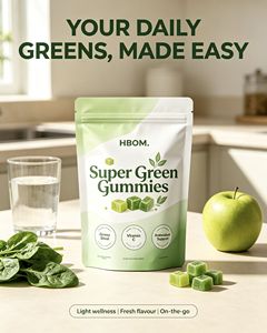 Gomitas Veganas de Pectina con Extracto Natural de Trigo Verde, Cebada y Espirulina, Marca Privada OEM/ODM, MOQ Bajo de 50 Piezas - Product Image 3