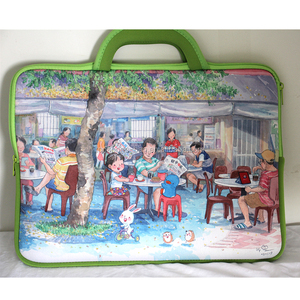 Sublimation 12.5 Inch Laptop Carrying <strong>Bag</strong> Neoprene <strong>Tablet</strong> Tote <strong>Bag</strong> for Women - Product Image 2