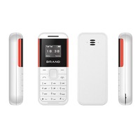 Mini Teléfono Móvil BM222 con Diseño de Auriculares, Pantalla OLED de 0.66 Pulgadas, Cambiador de Voz, Teléfono Celular Compacto de Respaldo con Batería de 350 mAh