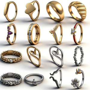 Anillo de Plata de Ley 925 con Lazos Rojos, Rosas y Blancos, Diseño Abierto, para Mujer, Joyería, Regalo de Moda para Boda, Aniversario o Fiesta - Product Image 2