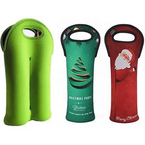 Sacs isothermes portables pour bouteilles de vin 750 ml en néoprène, pour sublimation, porte-bouteilles et refroidisseurs de canettes - Product Image 1