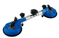 Ventouse manuelle en alliage d'aluminium à angle réglable RUILI pour verre, carrelage et céramique, bleue, 150 mm, modèle 8858E-5, outils d'assemblage