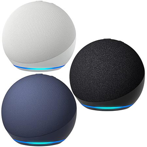 Altavoz Inteligente Mini Alaxe <span class=keywords><strong>Dot</strong></span> 5th 2025 con Iluminación LED, Soporte de Pared, Tela, Conexión Inalámbrica, Subwoofer de Escritorio - Product Image 2