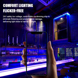 High Density RGBCW Flexible <strong>COB</strong> <strong>LED</strong> Strip 840LEDs Color Changing DC24V <strong>RGB</strong>+White <strong>LED</strong> Strips for Bars - Product Image 4