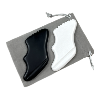 Natural Bian Stone Gua Sha herramienta de masaje de raspado Bian Stone <span class=keywords><strong>Guasha</strong></span> para masaje de cuidado de la piel y drenaje linfático - Product Image 1