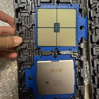 Procesador de Servidor AMD 9575F de 64 Núcleos y 5.0GHz de Velocidad Máxima, Compatible con Placas Base SP5 DDR5 - Nuevo y Original