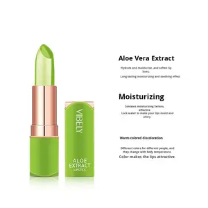 Bálsamo Labial con Extracto de Aloe de 3.8g, Cambia de Color con la Temperatura, Maquillaje, Cuidado Labial, Hidratante de Larga Duración - Product Image 4