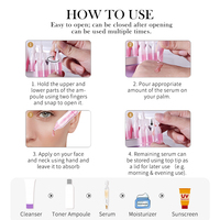 OEM/ODM Capsule de sérum réparateur de nuit tripeptide restore Luxe pour les ridules et les signes de vieillissement et de sensibilité de la peau