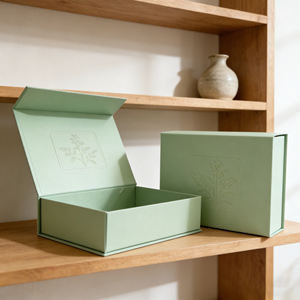 קופסת מתנה לנעליים/פאות/מוצרים למבוגרים, מנייר קשיח שחור, ניתנת למחזור, עם סגירת מכסה מגנטי, ניתנת להתאמה אישית - Product Image 5